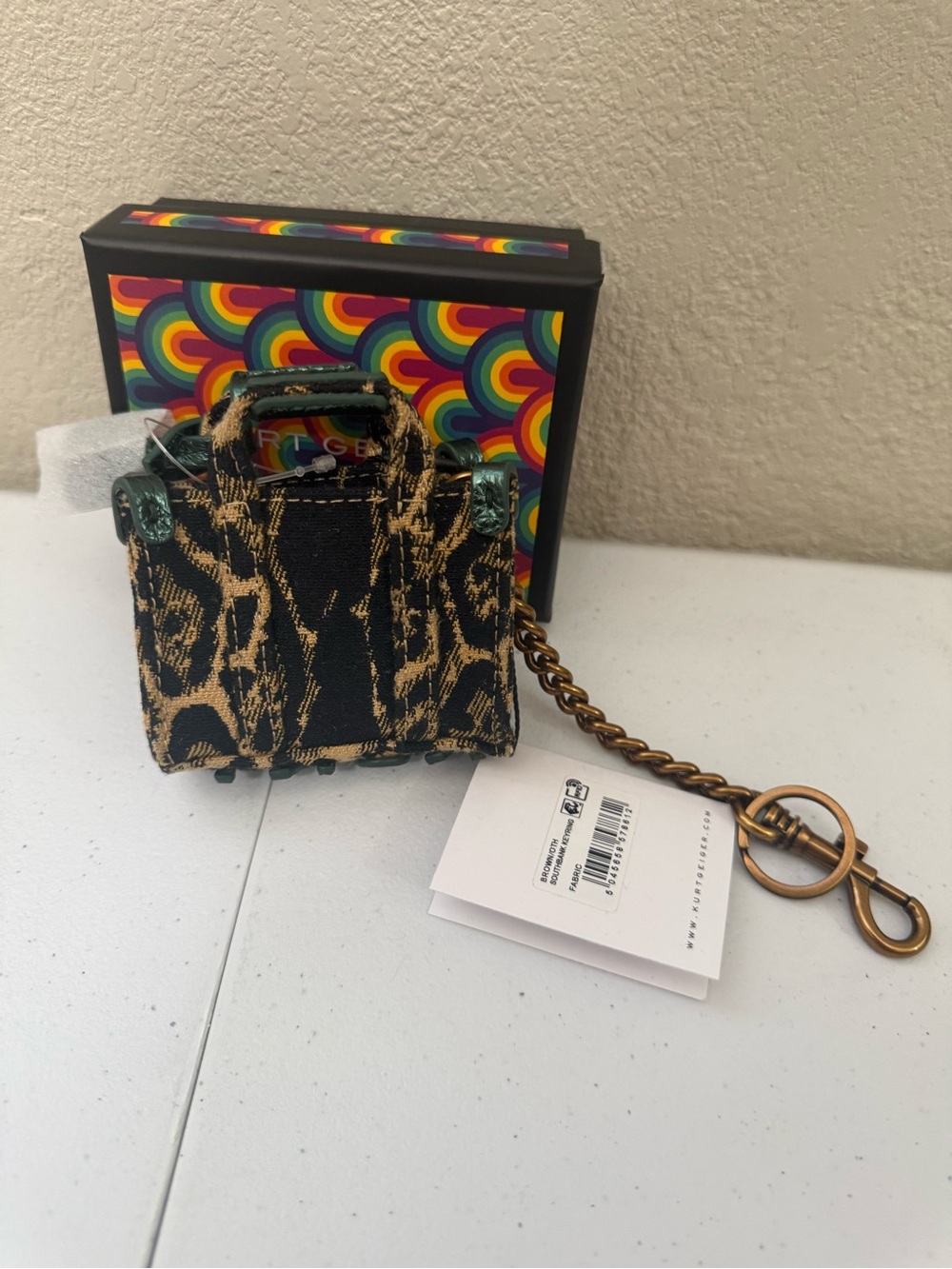 Kurt Geiger Southbank Keychain Bag Charm - Picture 4 of 10